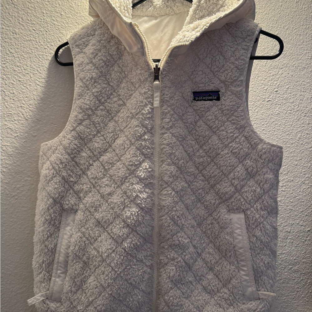 Patagonia Cream Fleece Vest